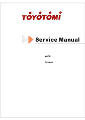 Toyotomi FS1060A Service Manual