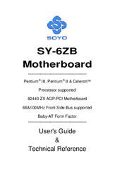 SOYO Motherboard SY-6ZB User Manual