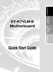 SOYO SY-K7VLM-B Quick Start Manual