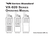 Vertex Standard VX-920 series Operating Manual