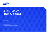 Samsung ED75D User Manual