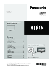 Panasonic Viera VT60P Series Operating Instructions Manual