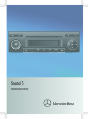 Mercedes-Benz Sound 5 Operating Instructions Manual