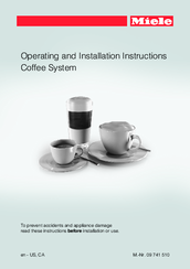 Miele 09 741 510 Operating And Installation Instructions