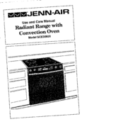 Jenn-Air SCE30600 Use And Care Manual