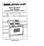 Jenn-Air FCG20100 Use And Care Manual