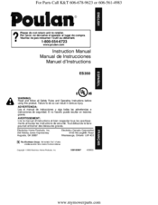 Poulan Pro ES350 Instruction Manual