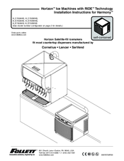 Follett Horizon HCE700WHS Installation Instructions Manual