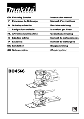 Makita BO4566 Instruction Manual