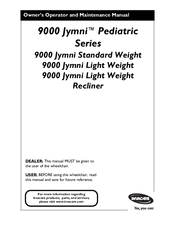 Invacare 9000 Jymni Light Weight Maintenance Manual