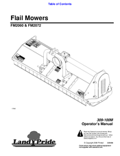 Land Pride FM2060 Series Operator's Manual