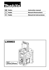 Makita LXRM03 Instruction Manual