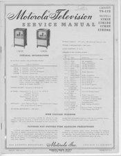 Motorola 17K1BE Service Manual