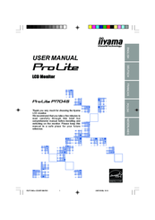 Iiyama P1704S User Manual