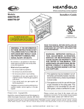 Heat & Glo 6000TRI-SP Installer's Manual