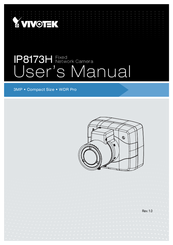 Vivotek IP8173H User Manual