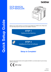 Brother DCP-9042CN Quick Setup Manual