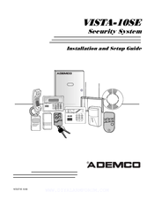 Ademco Vista-10SE Installation And Setup Manual
