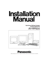 Panasonic AY-RP500 Installation Manual