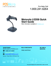 Motorola LI2208 Quick Start Manual