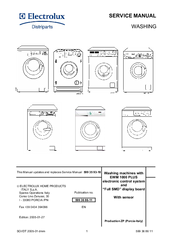 Electrolux washing machine Service Manual