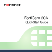 Fortinet FortiCam 20A Quick Start Manual