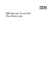 IBM InfoColor 70 User Manual