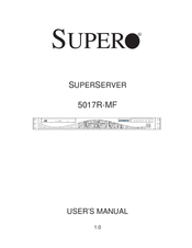 Supero SuperServer 5017R-MF User Manual