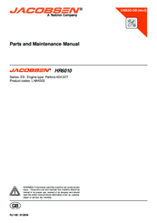 Jacobsen HR6010 Parts And Maintenance Manual