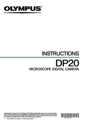 Olympus DP20-5E Instructions Manual