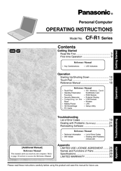 Panasonic Toughbook CF-R1P82ZVQM Operating Instructions Manual