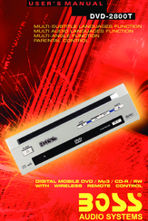 Boss Audio Systems DVD-2800T User Manual