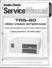 Radio Shack TRS-8O Service Manual
