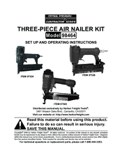 Central Pneumatic Contractor 97526 Set Up And Operating Instructions Manual