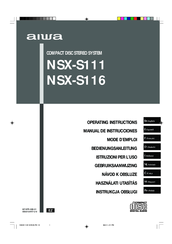 Aiwa NSX-S111 Operating Instructions Manual