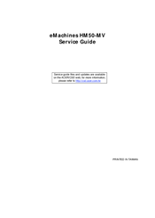 eMachines HM50-MV Service Manual