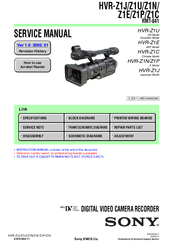 Sony HVR-Z1C Service Manual
