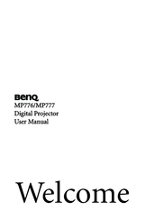 BenQ MP776 - XGA DLP Projector User Manual