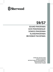 Sherwood S9 SOUND PANORAMA Operating Instructions Manual