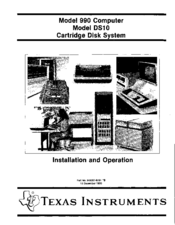 Texas Instruments DS10 Installation And Operation Manual