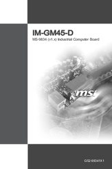 MSI IM-GM45-D Manual