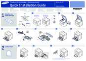 Samsung SCX-465x Series Quick Installation Manual