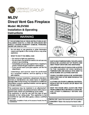 Vermont Castings MLDV500 Installation & Operating Instructions Manual