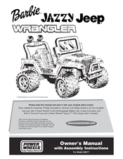 Power Wheels Barbie Jazzy Jeep wrangler Owner's Manual
