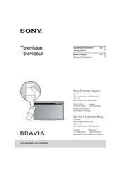 Sony Bravia KDL-65W950B Operating Instructions Manual