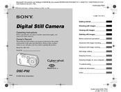 Sony Cyber-shot DSC-P9 Operating Instructions Manual