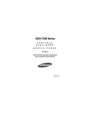 Samsung SGH-T356 series User Manual