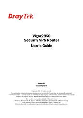 Draytek Vigor2950G User Manual