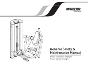 Precor Experience Strength General Safety & Maintenance Manual