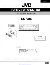 JVC KS-F315 Service Manual
